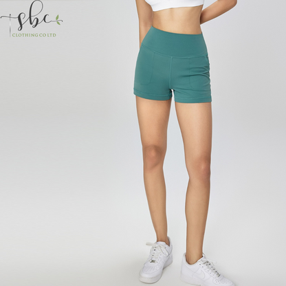 SBHPDK41024-Nude sports shorts for women, summer new style, super high waist pants