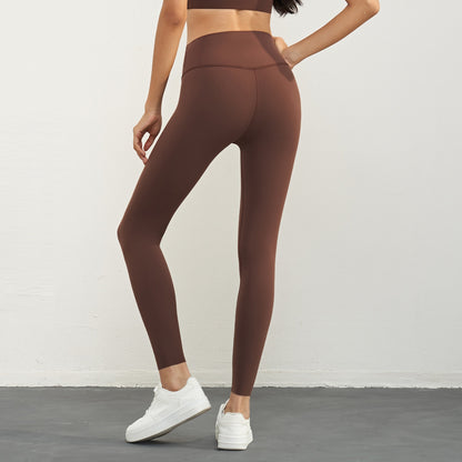SBCK1507-No-size high-waist butt-lifting seamless nine-point sweatpants